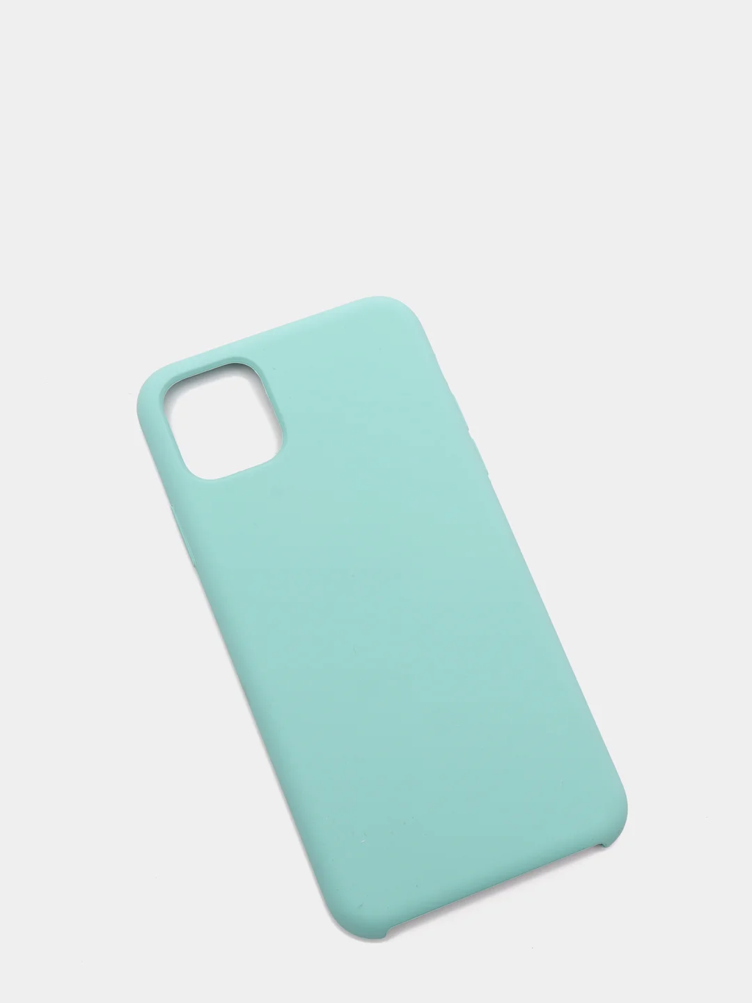 Мятный чехол Silicone Case силиконовый с микрофиброй IPhone 5/5s/SE 6/6s 7/8 7+/8+ X/XS / 11 / 12