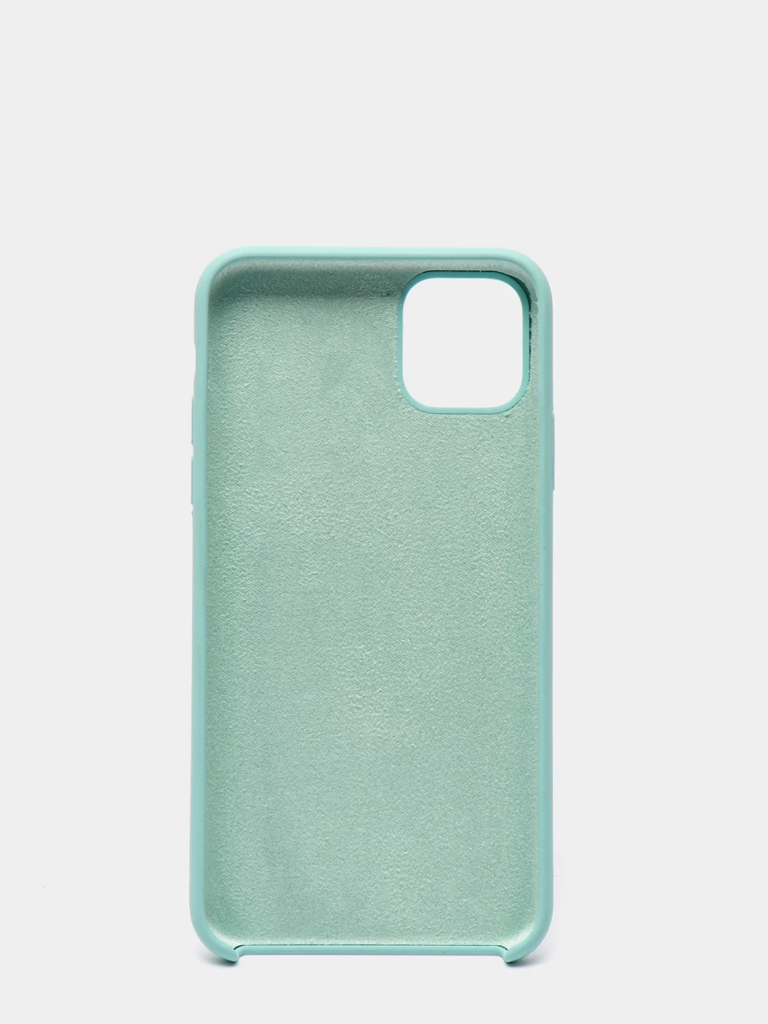 Мятный чехол Silicone Case силиконовый с микрофиброй IPhone 5/5s/SE 6/6s 7/8 7+/8+ X/XS / 11 / 12