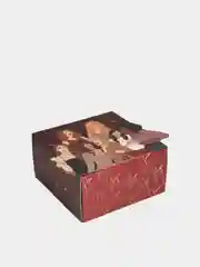 Коробка складная Новогодняя, 15 х 15 х 8 см