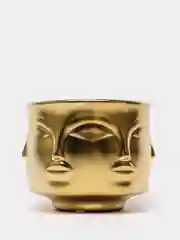 Белый цветочный горшок