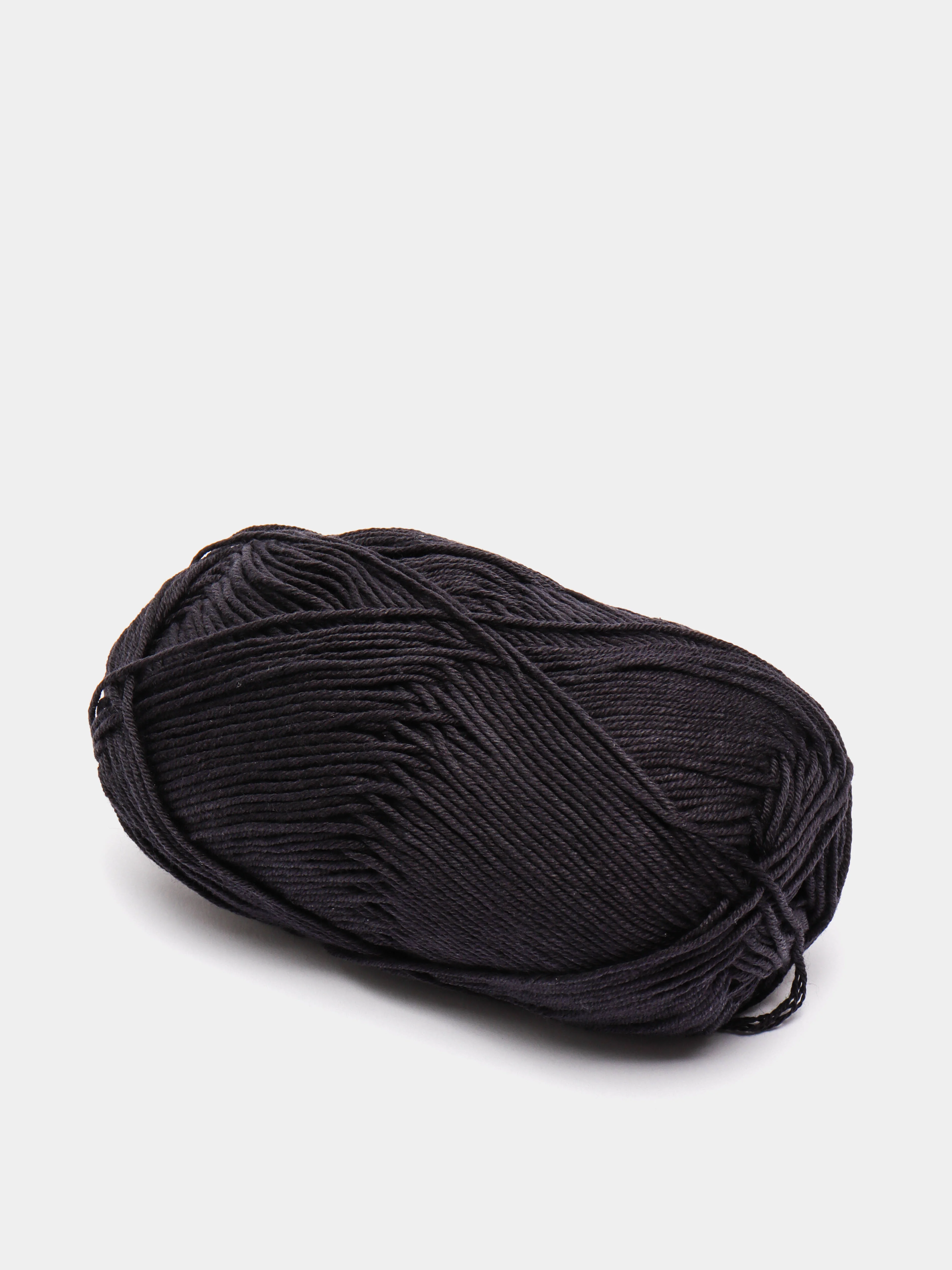 Черный пряжа YarnArt Ideal, 100% хлопок, 50 г, 170 м