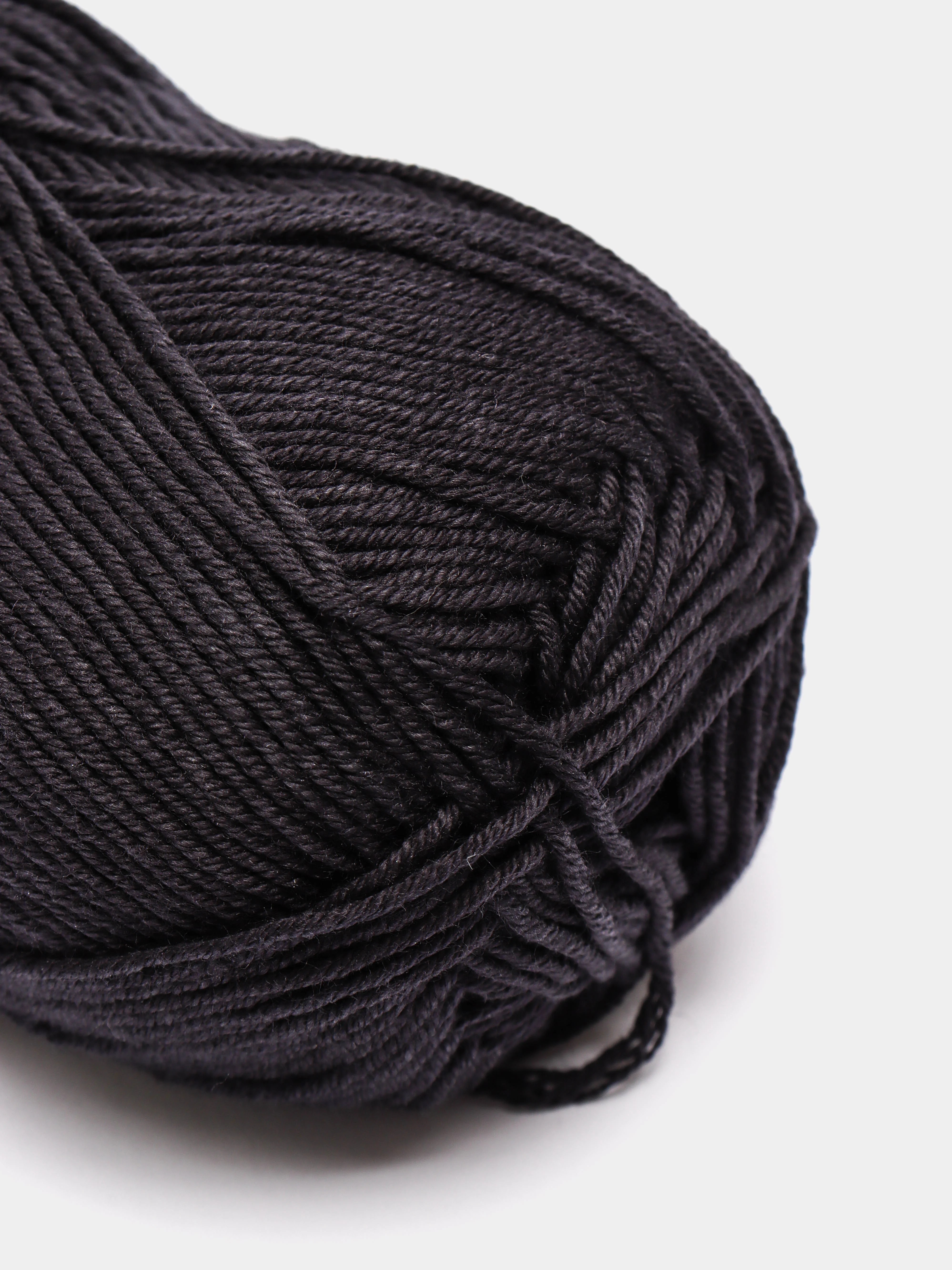 Черный пряжа YarnArt Ideal, 100% хлопок, 50 г, 170 м
