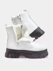 Ботинки женские зимние белые