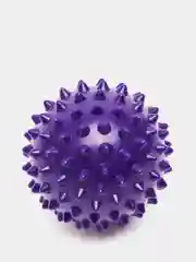 Фиолетовый мяч массажный с шипами для МФР массажа и йоги