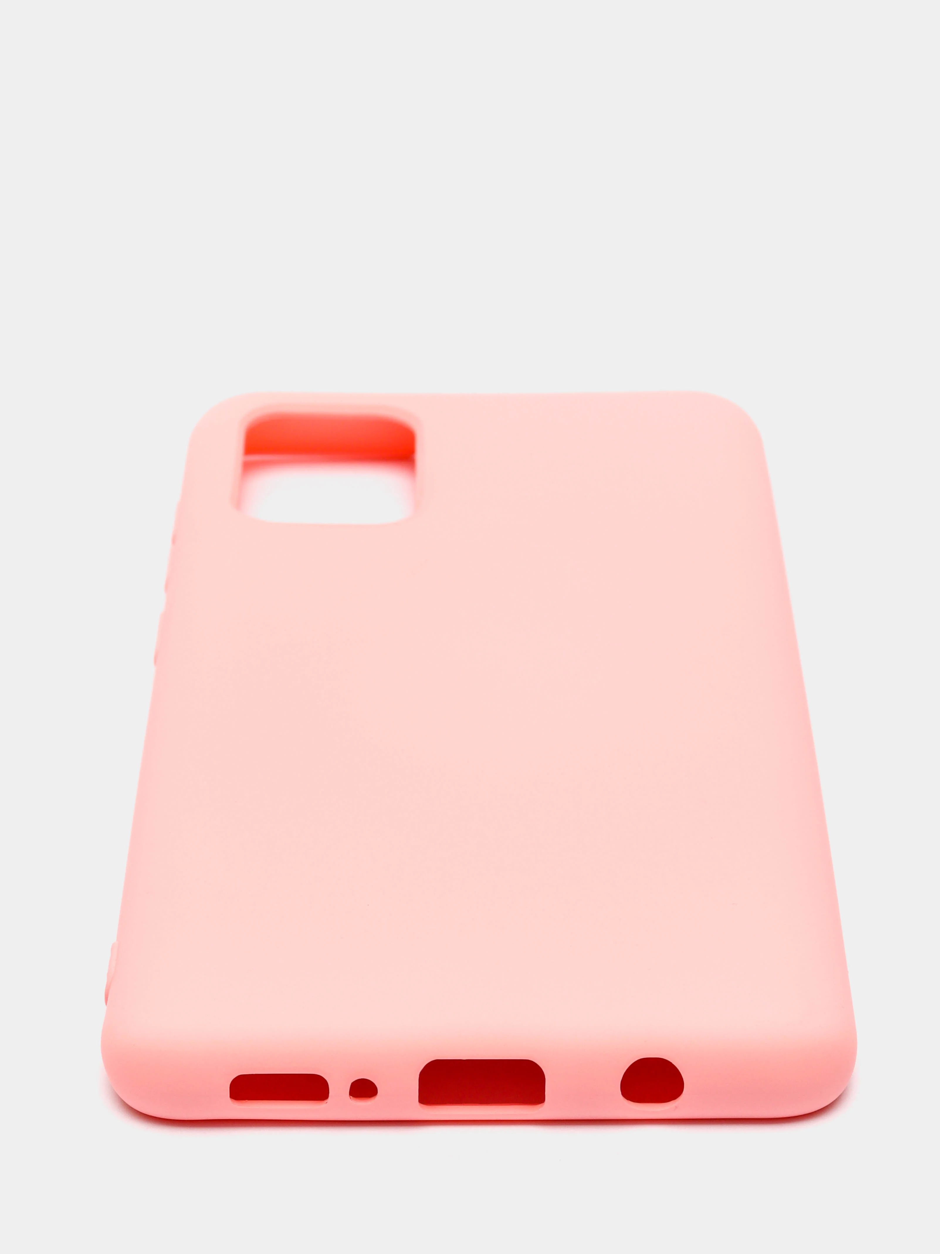 Розовый чехол Samsung Galaxy A71, Самсунг Галакси А71 силиконовый Silicone Cover