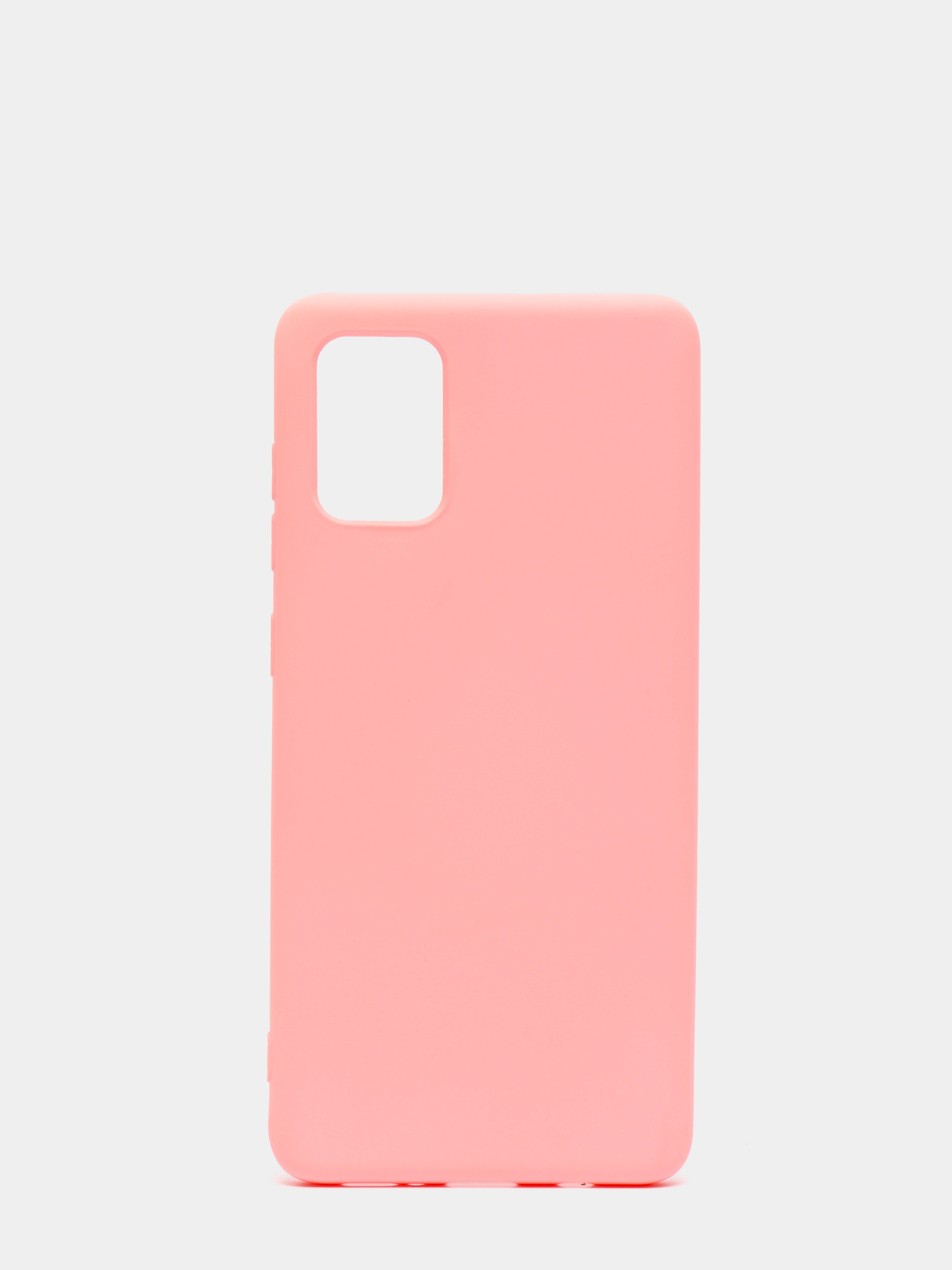 Розовый чехол Samsung Galaxy A71, Самсунг Галакси А71 силиконовый Silicone Cover