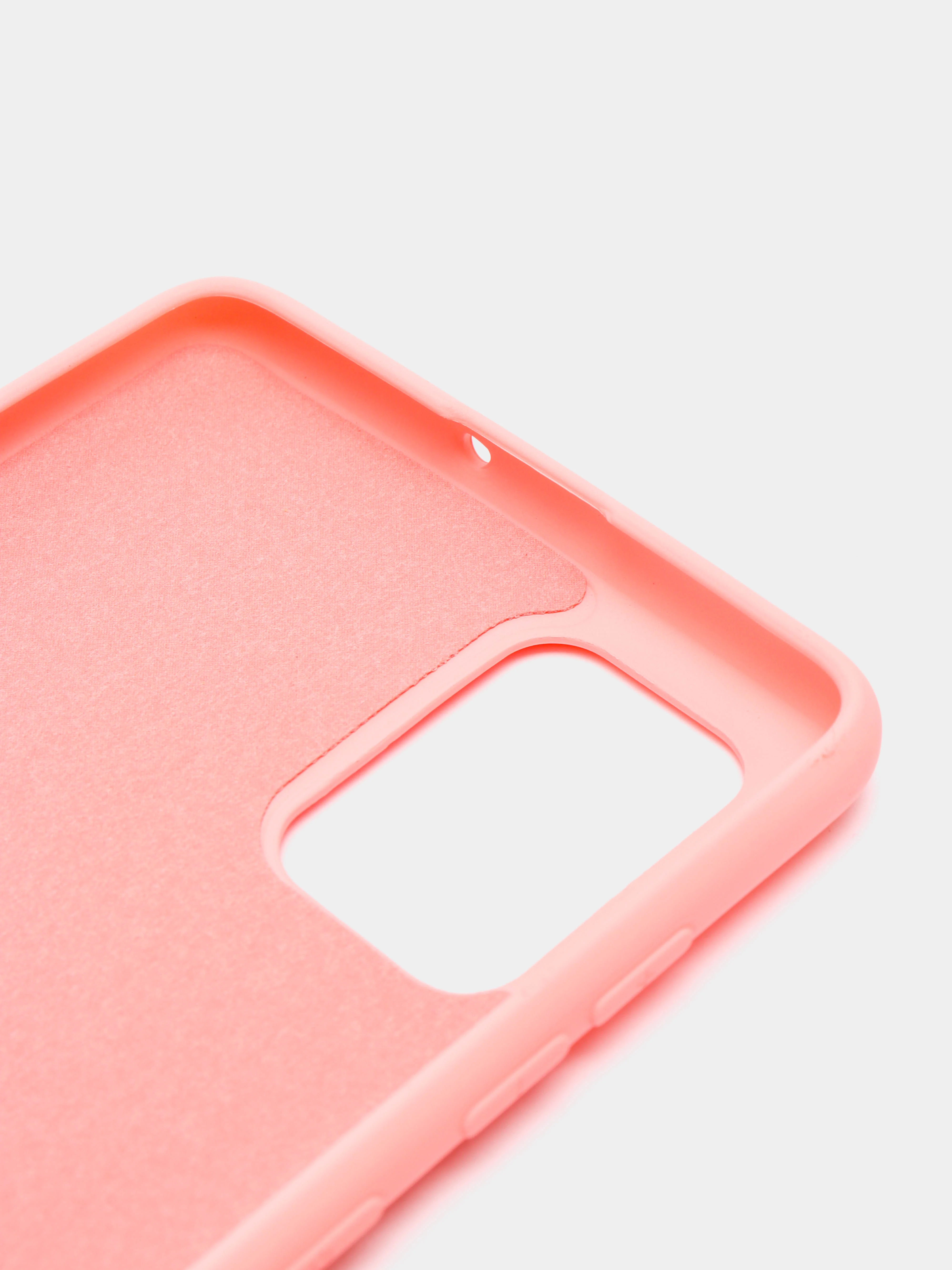 Розовый чехол Samsung Galaxy A71, Самсунг Галакси А71 силиконовый Silicone Cover