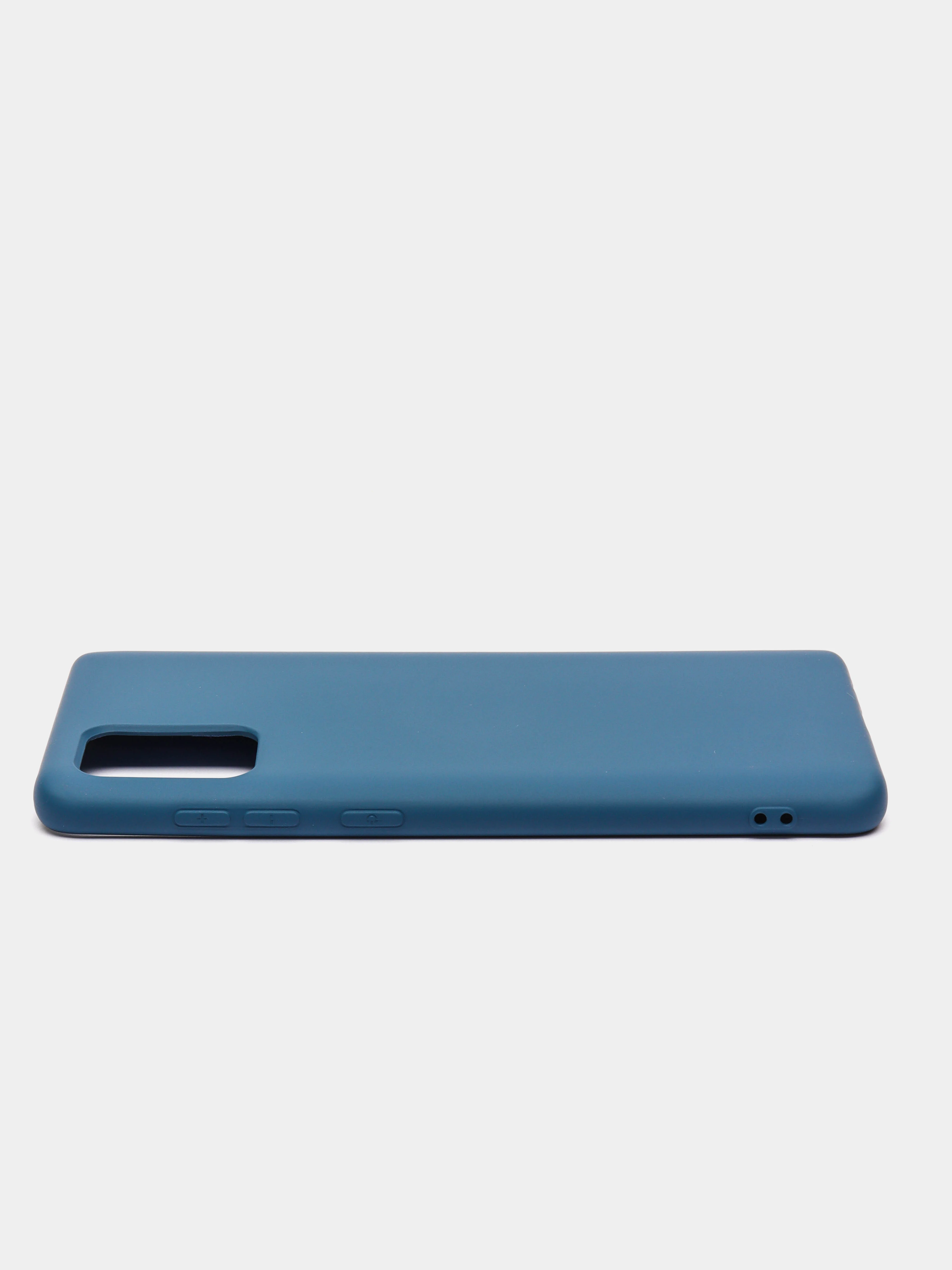 Темно-синий чехол Samsung Galaxy A71, Самсунг Галакси А71 силиконовый Silicone Cover