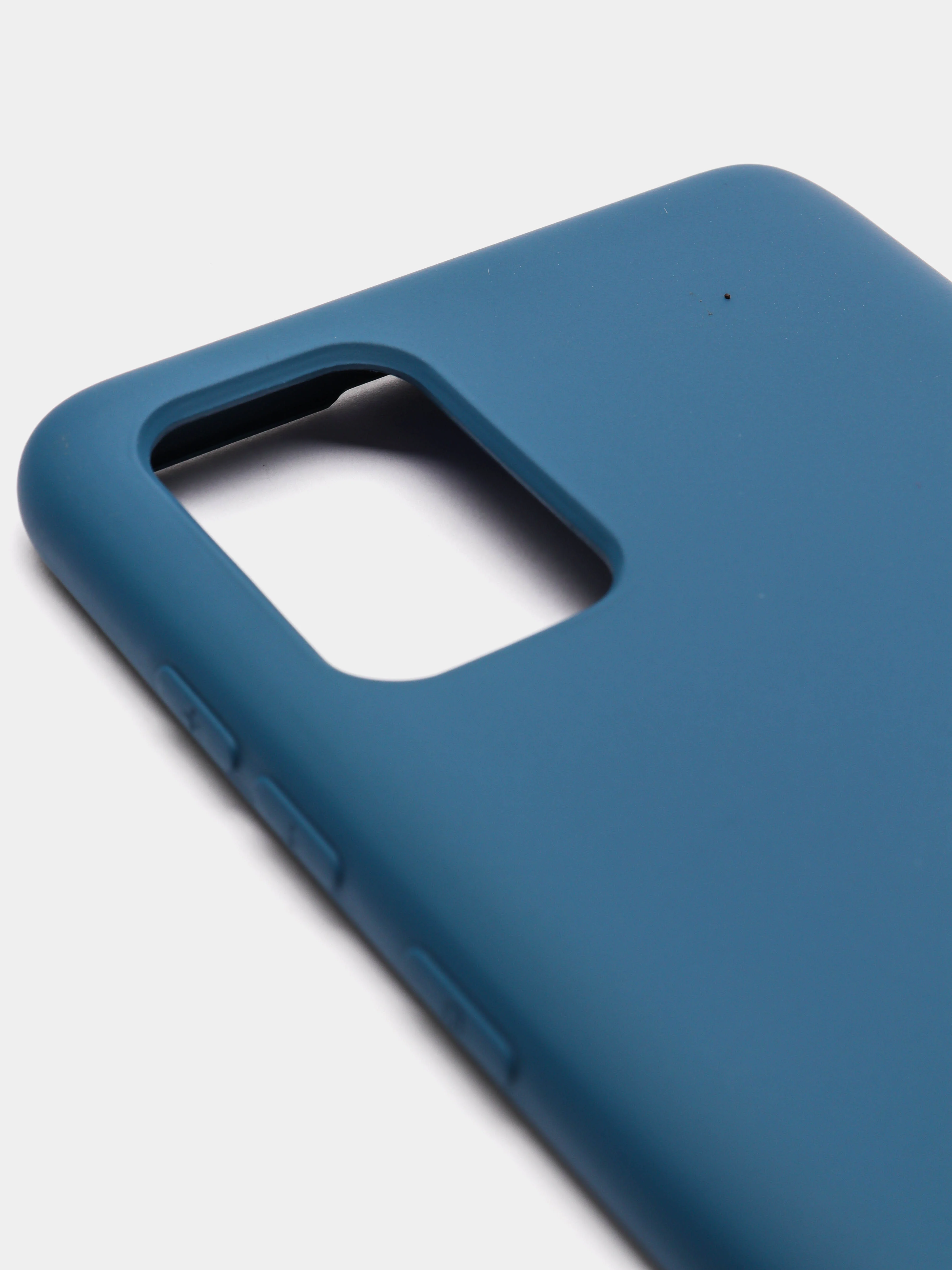 Темно-синий чехол Samsung Galaxy A71, Самсунг Галакси А71 силиконовый Silicone Cover