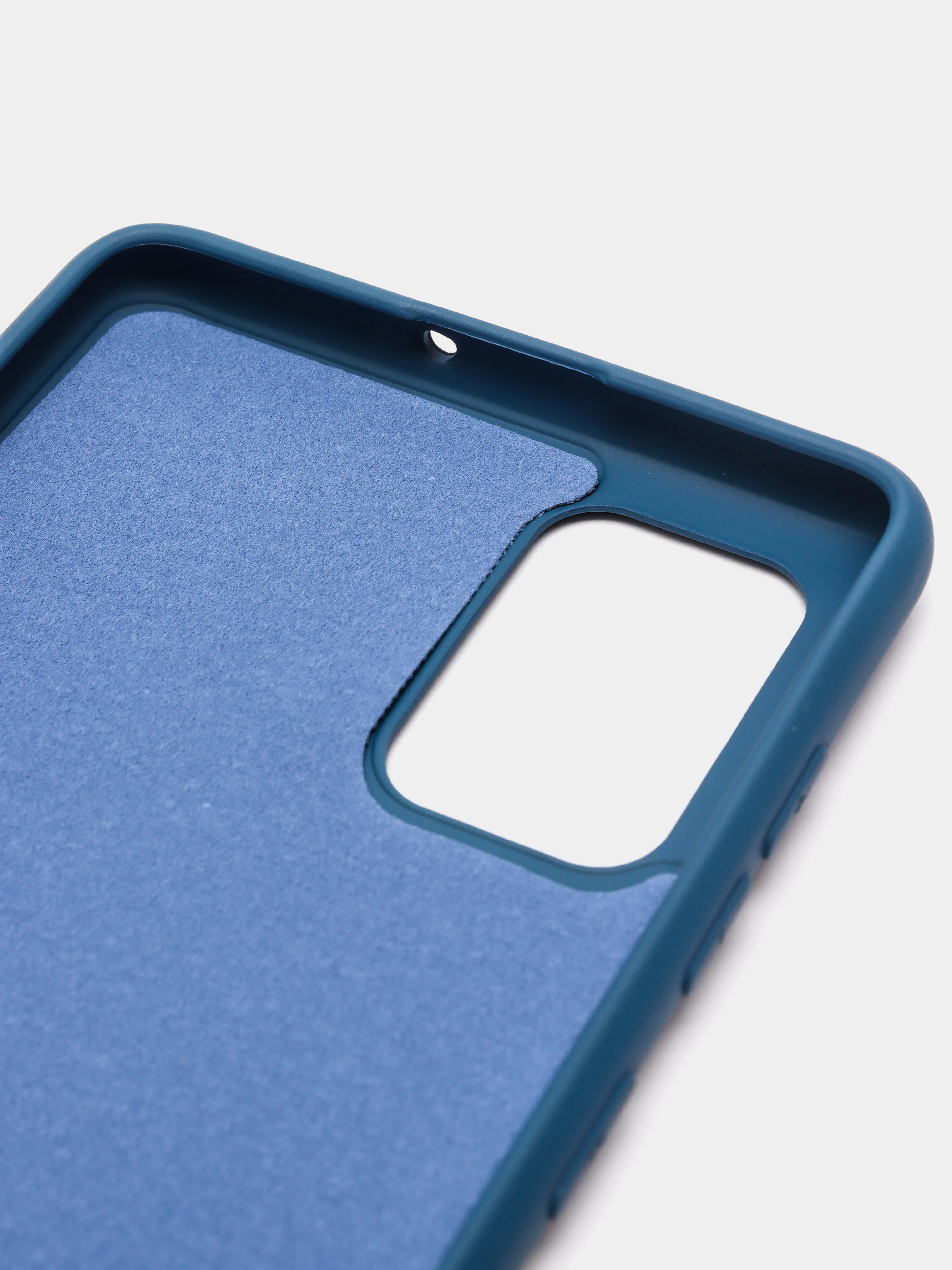 Темно-синий чехол Samsung Galaxy A71, Самсунг Галакси А71 силиконовый Silicone Cover