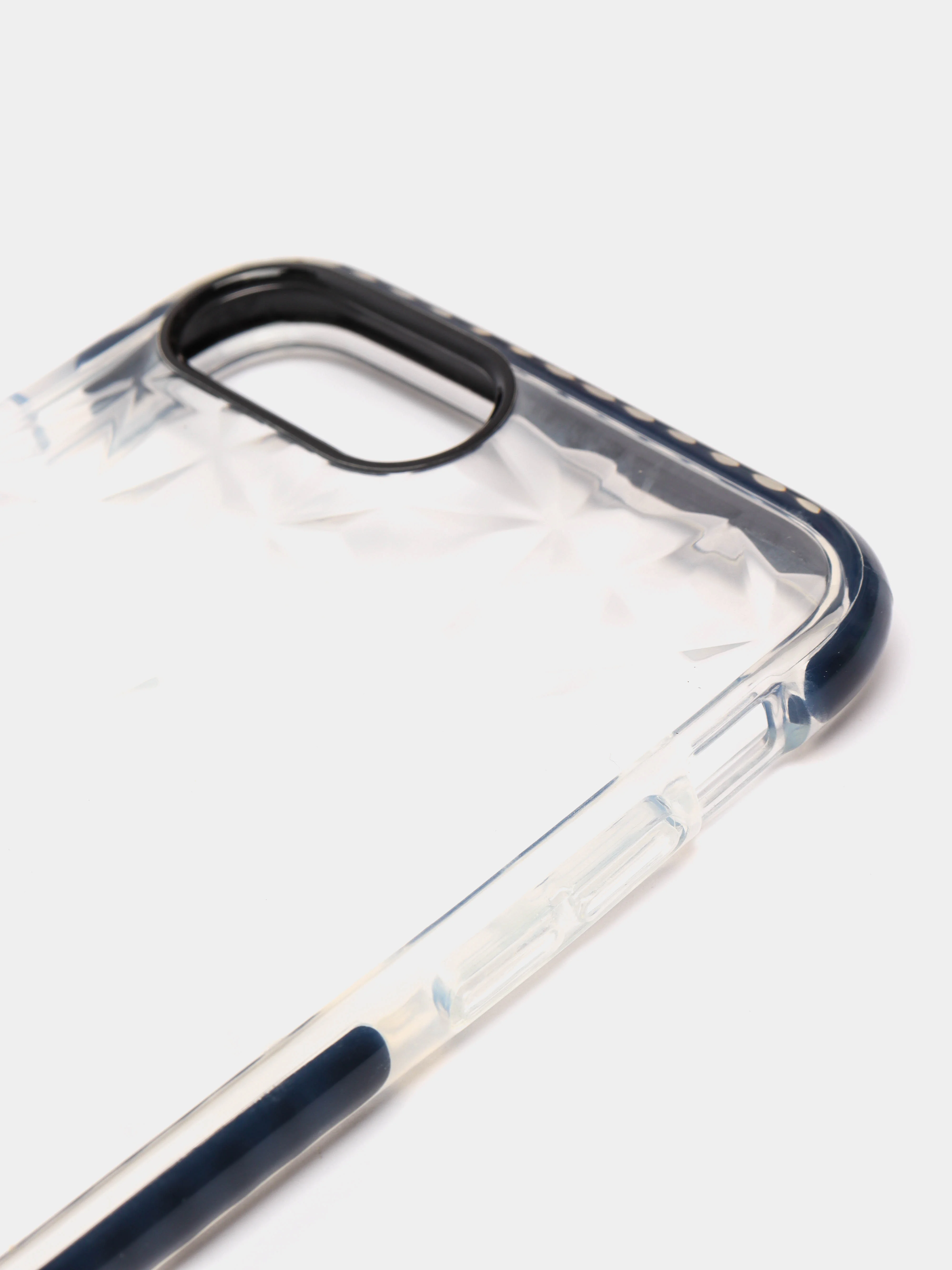 Черный чехол для IPhone 3D алмазная текстура