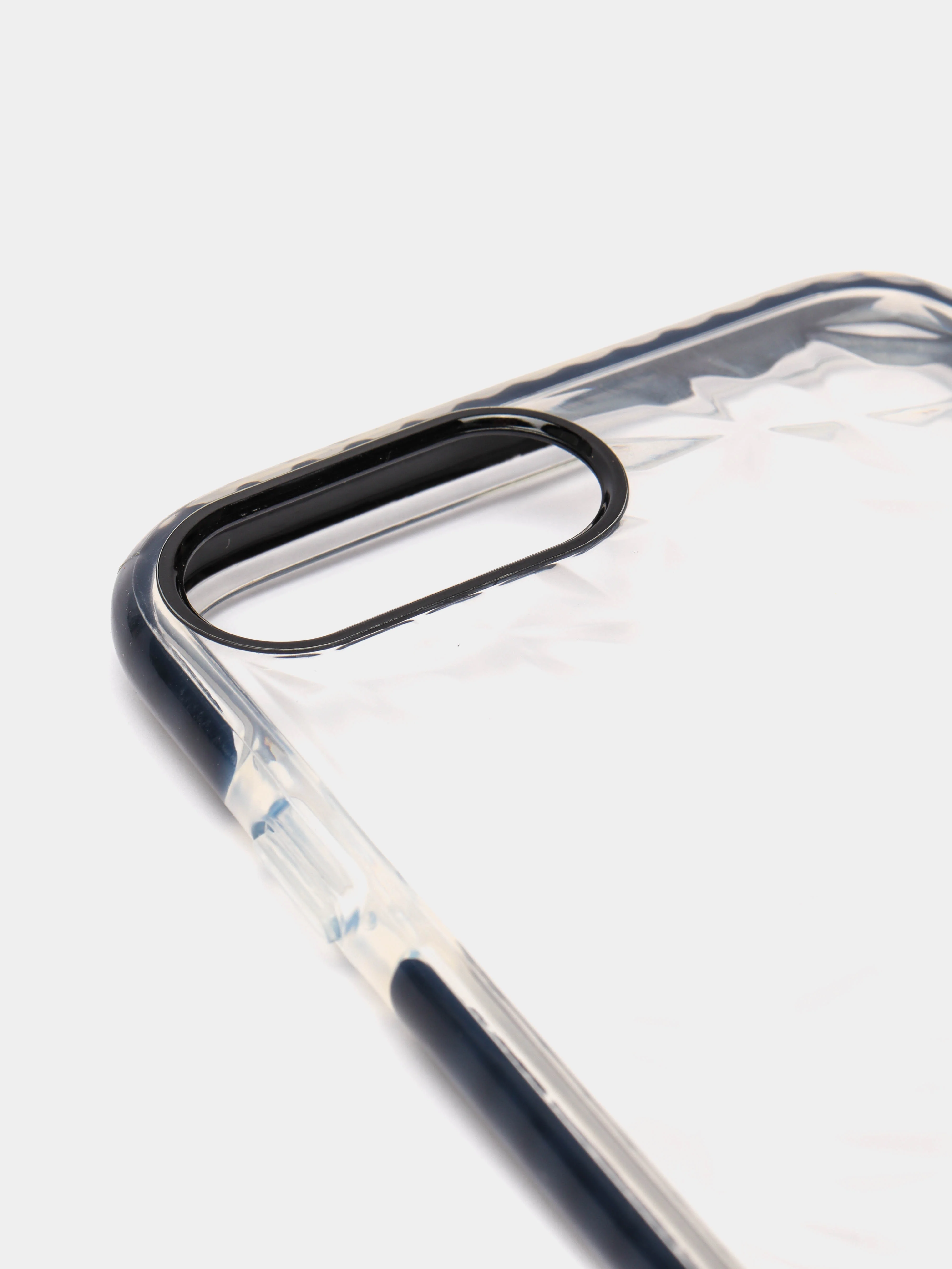 Черный чехол для IPhone 3D алмазная текстура