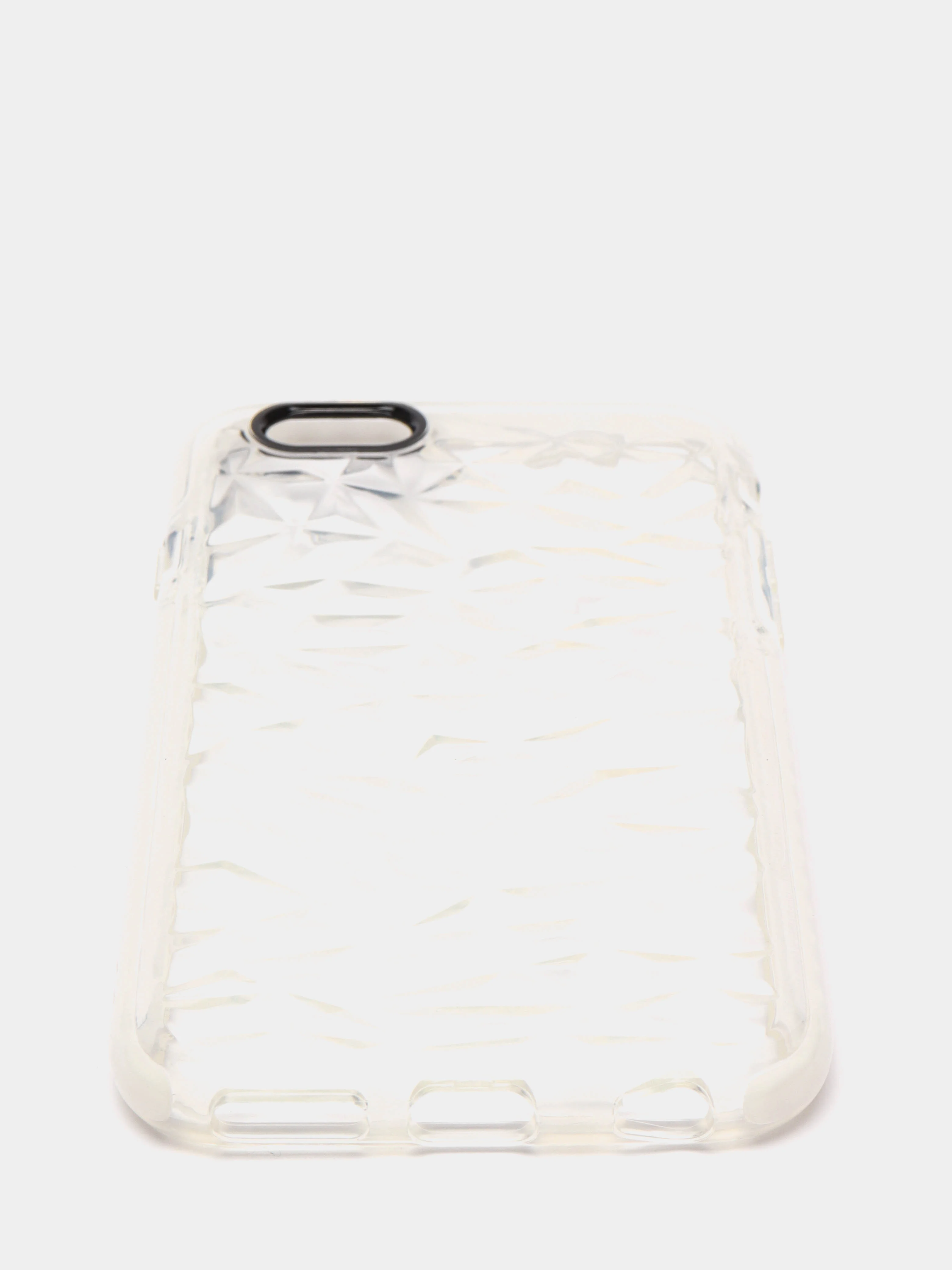 Белый чехол для IPhone 3D алмазная текстура