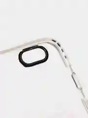 Белый чехол для IPhone 3D алмазная текстура