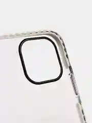 Белый чехол для IPhone 3D алмазная текстура