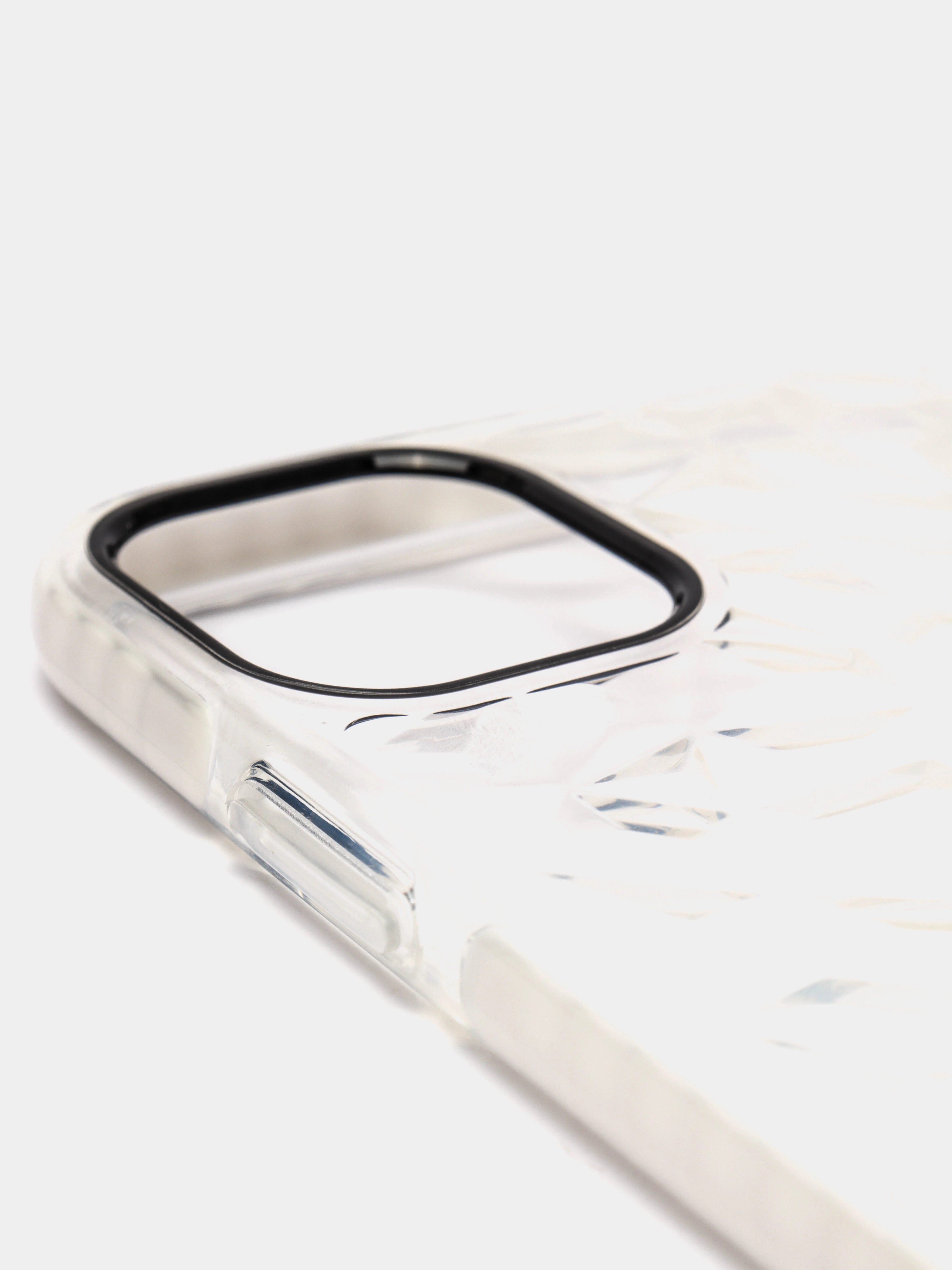 Белый чехол для IPhone 3D алмазная текстура