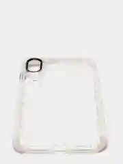 Белый чехол для IPhone 3D алмазная текстура