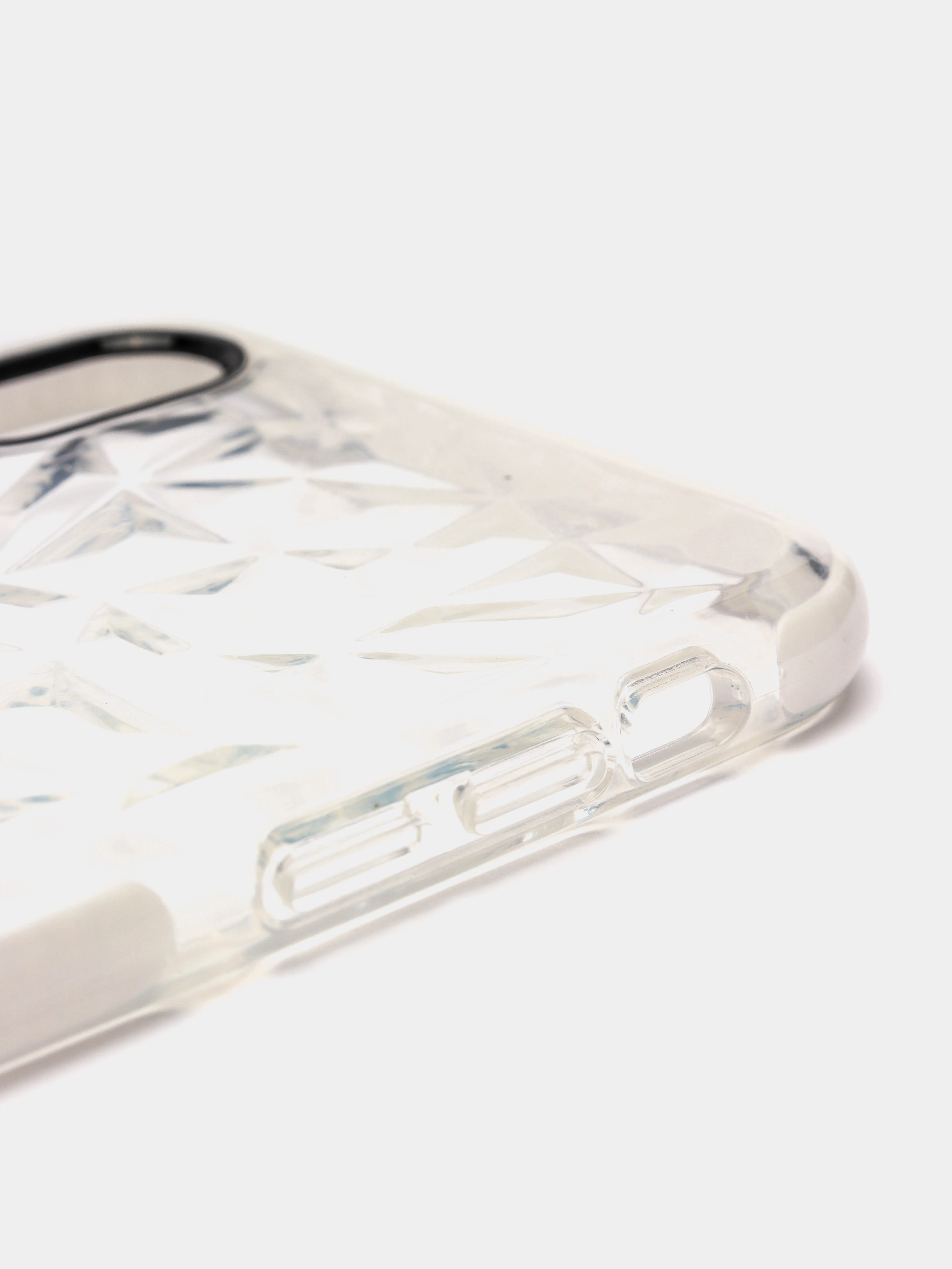 Белый чехол для IPhone 3D алмазная текстура