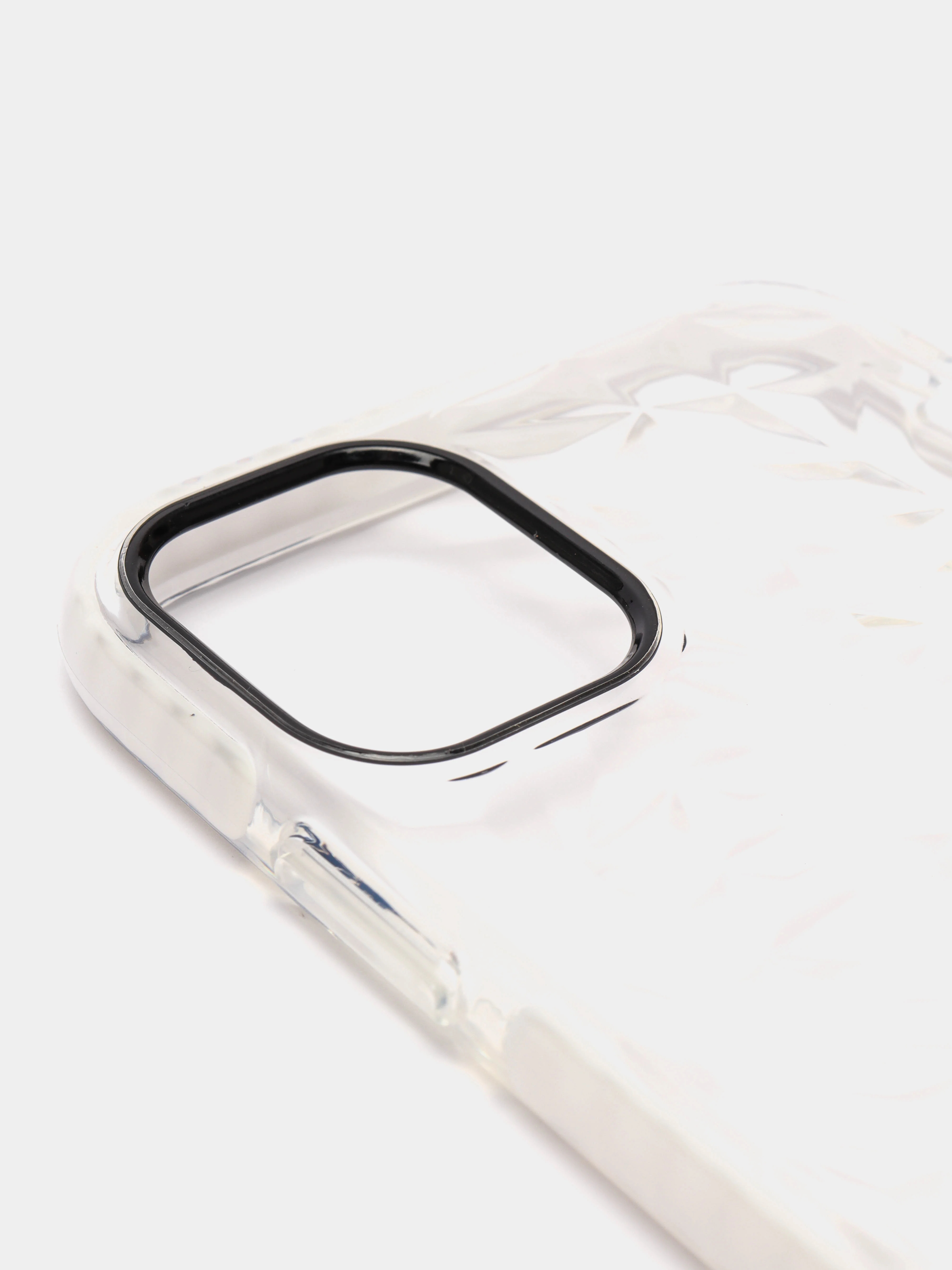 Белый чехол для IPhone 3D алмазная текстура