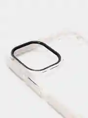 Белый чехол для IPhone 3D алмазная текстура