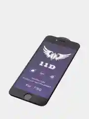 Черный стекло закалённое 11D для iPhone, защита от синего света, защита для глаз
