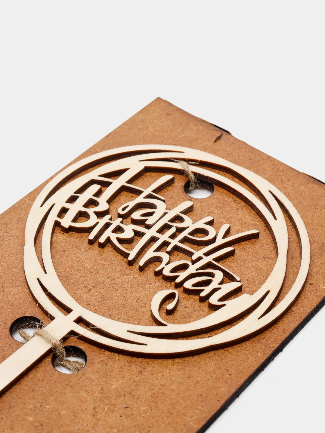 Топпер в торт Happy Birthday