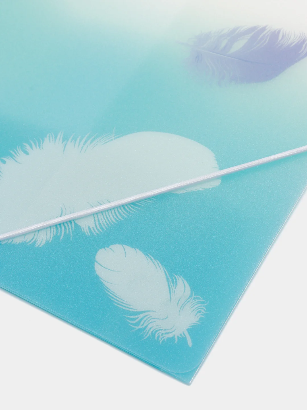 Розовый папка пластиковая на резинках А4 Feather