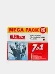 Таблетки Filtero для посудомоечных машин "7 в 1" MEGA PACK 90 штук, арт. 703