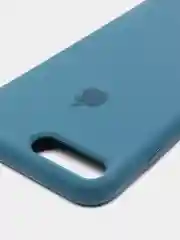 Синий силиконовый чехол для Айфон 6/6s, 7/8, 7+/8+, X/Xs, Xr, 11, 11Pro, 11ProMax