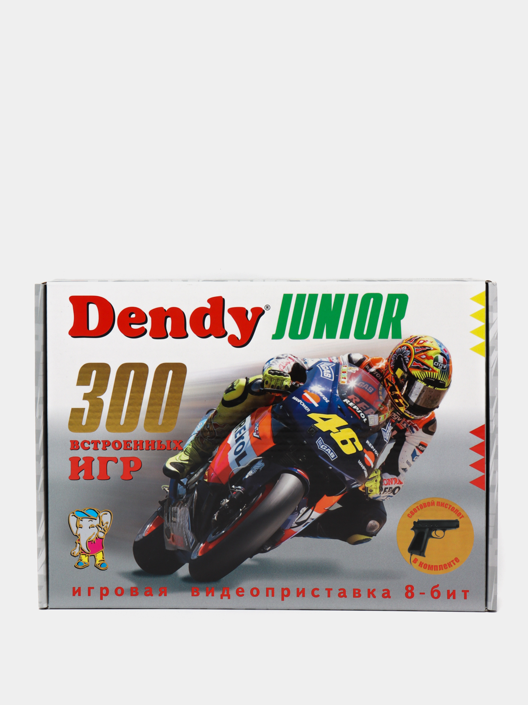 Игровая приставка Денди Dendy Junior 300 встроенных игр + световой пистолет  за 3174 ₽ купить в интернет-магазине ПСБ Маркет от Промсвязьбанка