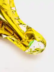 Золотой grr/фольгированный воздушный шар "4 конечная звезда" размер 10 дюймов