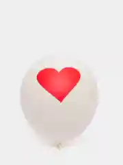 Красный воздушный шар латексный "I Love You" размер 12 дюймов. от 5 шт (сердце,ай лав ю)