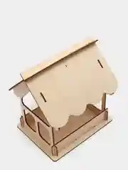 Кормушка для птиц Greengo "Домик", 19 х 18 х 16 см