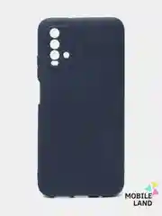 Темно-синий xiaomi Redmi 9T Чехол силиконовый матовый Soft Touch