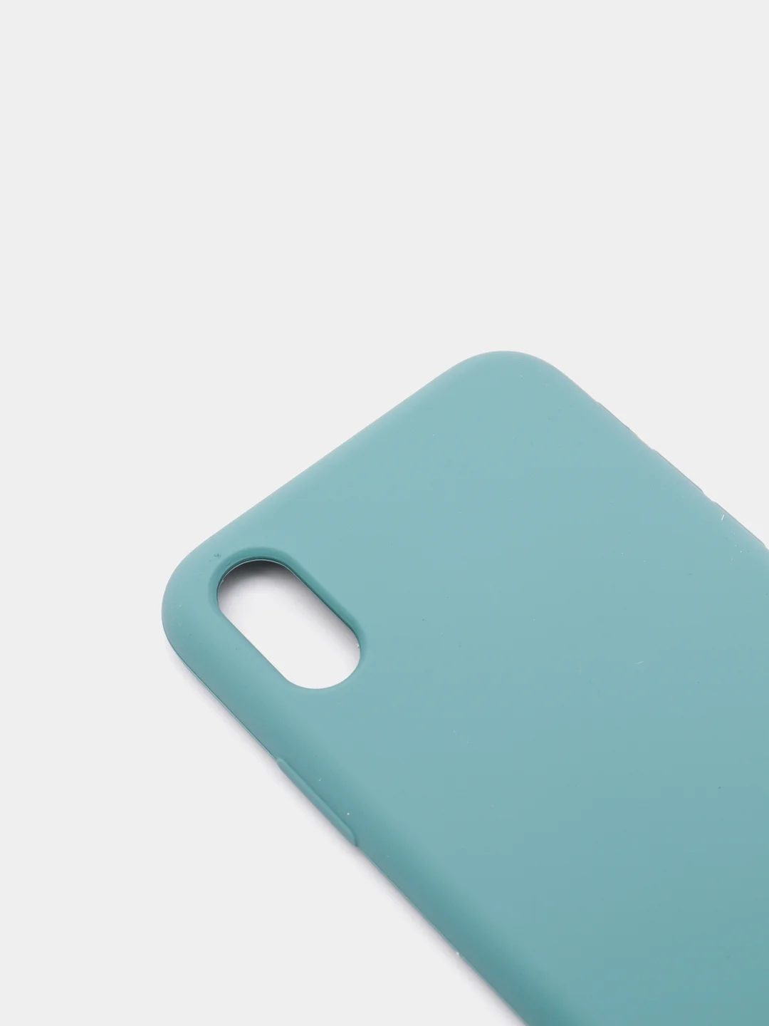 Бирюзовый чехол Silicone Case силиконовый с микрофиброй IPhone 5/5s/SE 6/6s 7/8 7+/8+ X/XS / 11 / 12