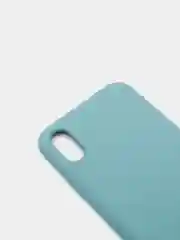 Бирюзовый чехол Silicone Case силиконовый с микрофиброй IPhone 5/5s/SE 6/6s 7/8 7+/8+ X/XS / 11 / 12