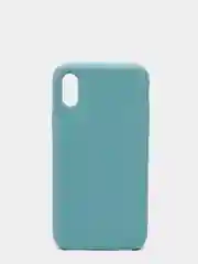 Бирюзовый чехол Silicone Case силиконовый с микрофиброй IPhone 5/5s/SE 6/6s 7/8 7+/8+ X/XS / 11 / 12