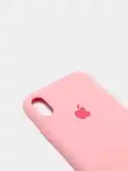 Розовый силиконовый чехол для Айфон 6/6s, 7/8, 7+/8+, X/Xs, Xr, 11, 11Pro, 11ProMax