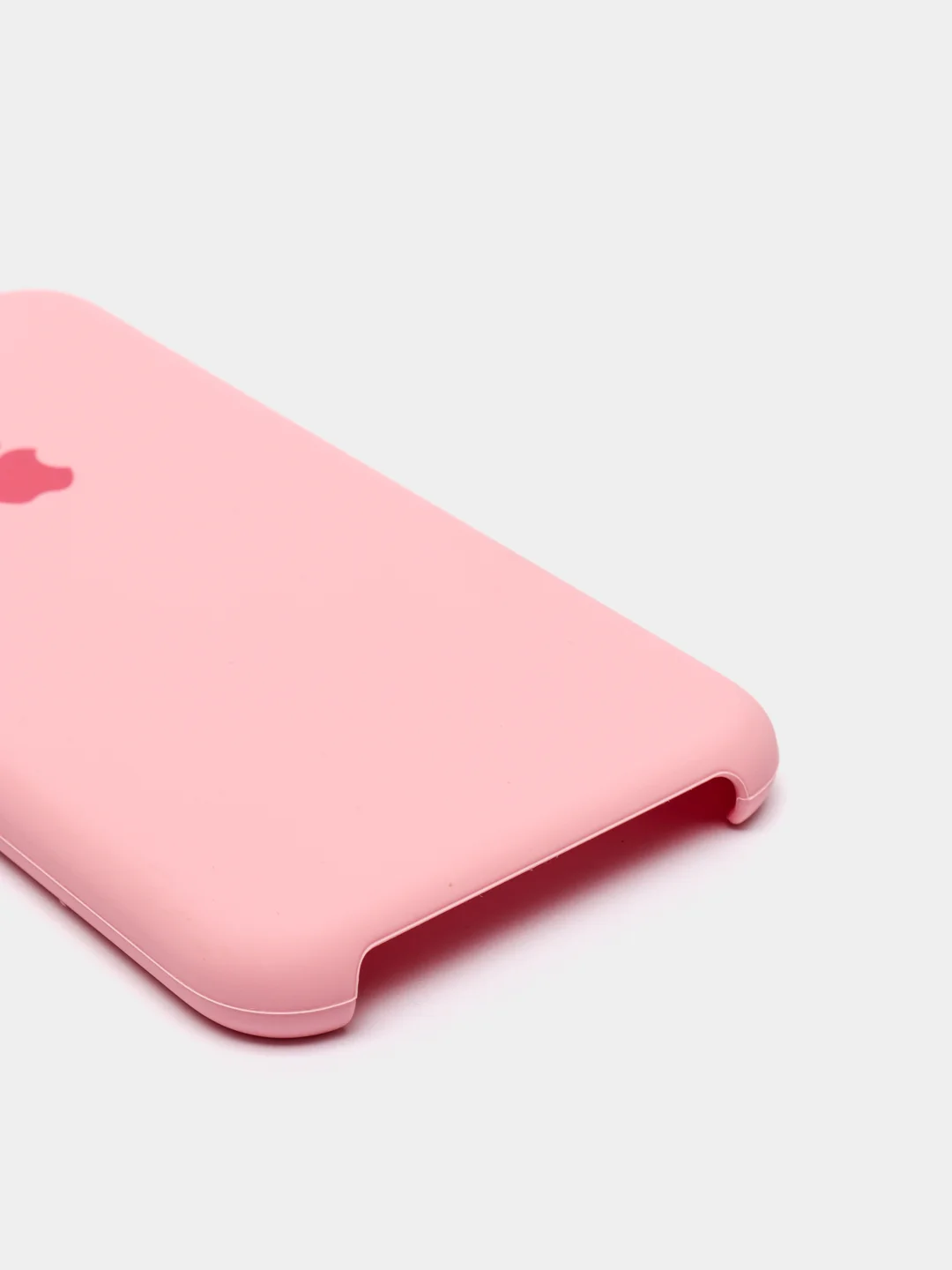Розовый силиконовый чехол для Айфон 6/6s, 7/8, 7+/8+, X/Xs, Xr, 11, 11Pro, 11ProMax