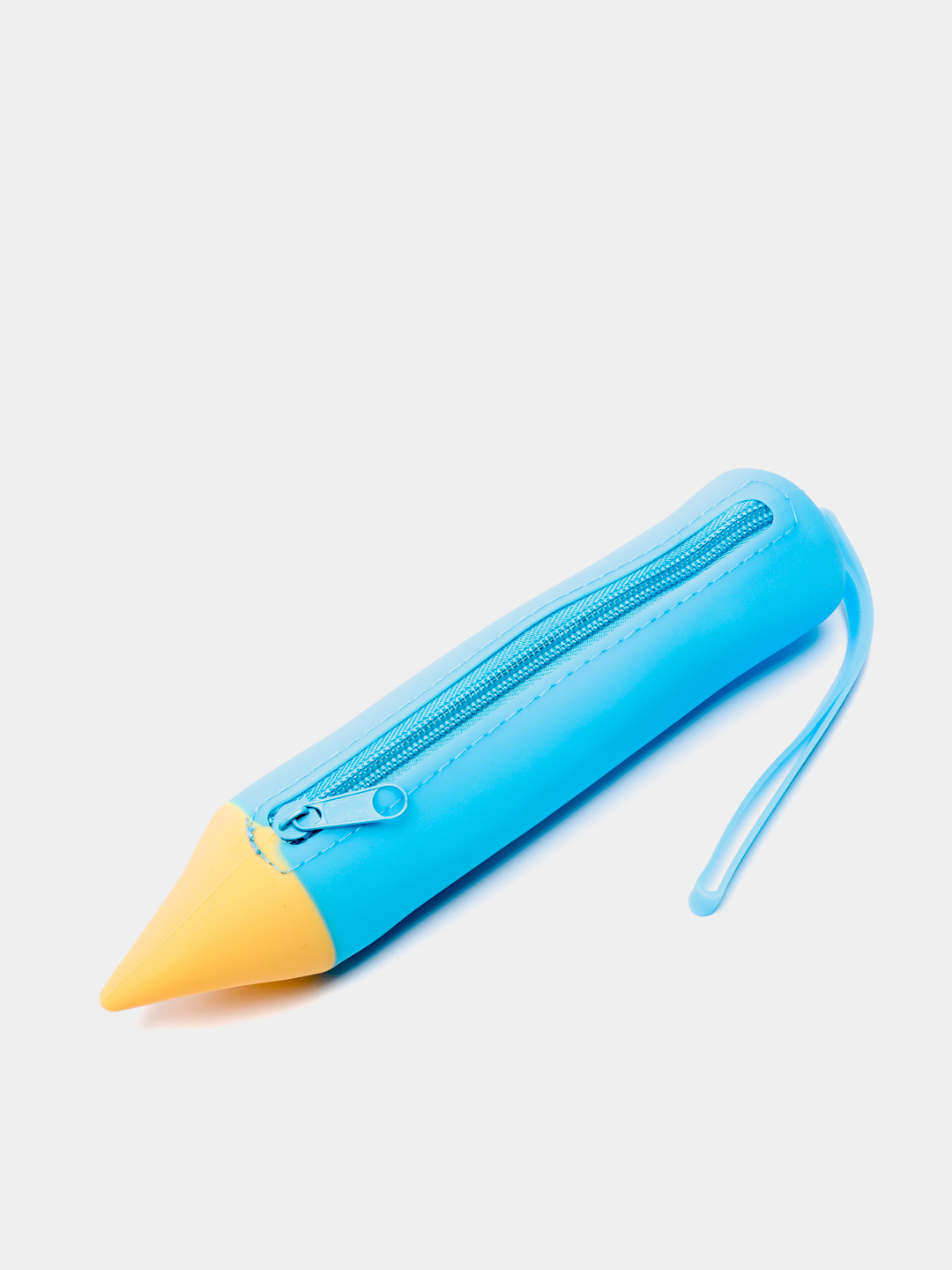 Silicone pencil shaped pencil case