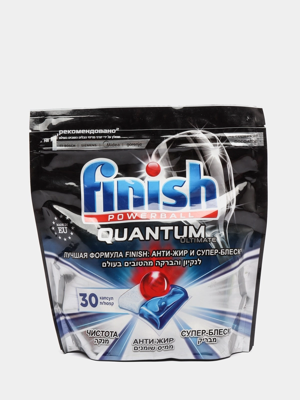 Капсулы для посудомоечных машин Finish "Ultimate", 30 штук