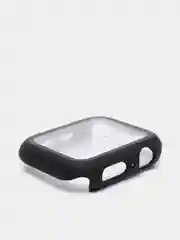 Черный бампер накладка чехол на корпус часов со стеклом Apple Watch (Эпл вотч) 44 mm 7 цветов