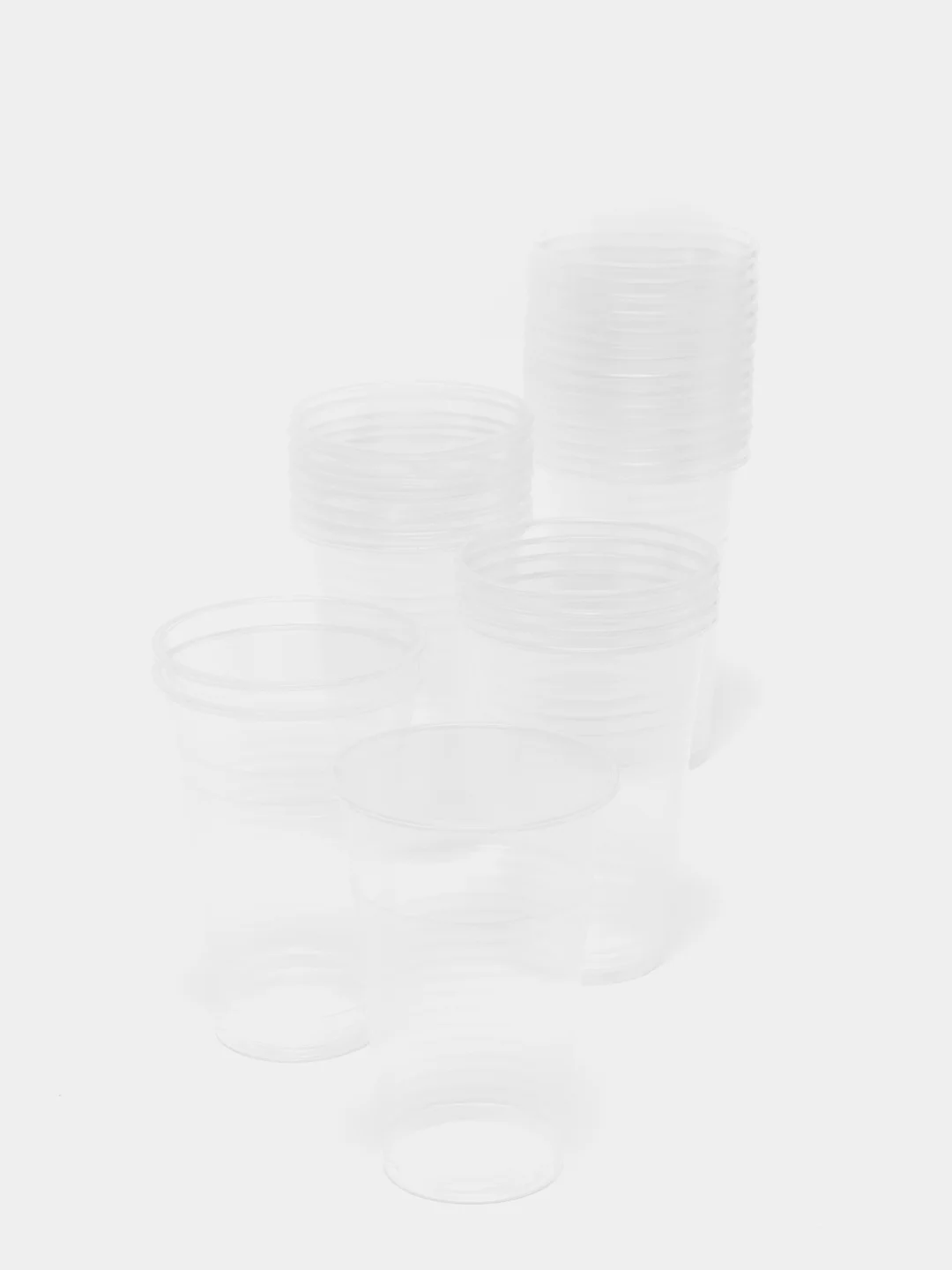 Стакан 200 мл. (0,2 л.), одноразовый, прозрачный, 100 шт