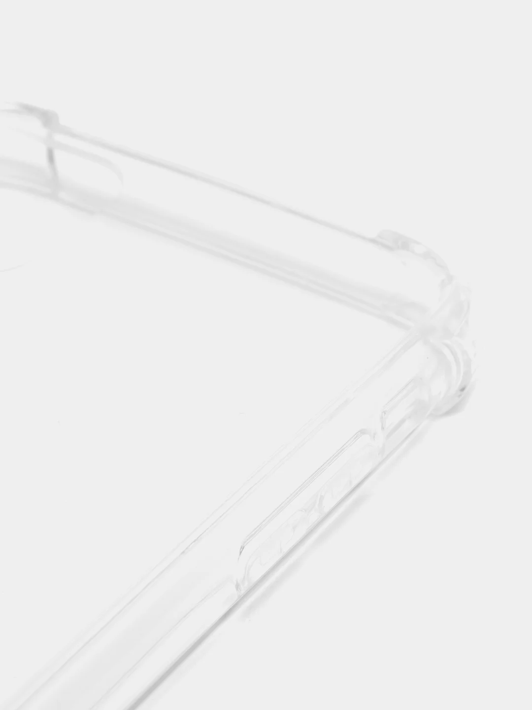 Силиконовый противоударный чехол для iPhone 11 (Прозрачный)