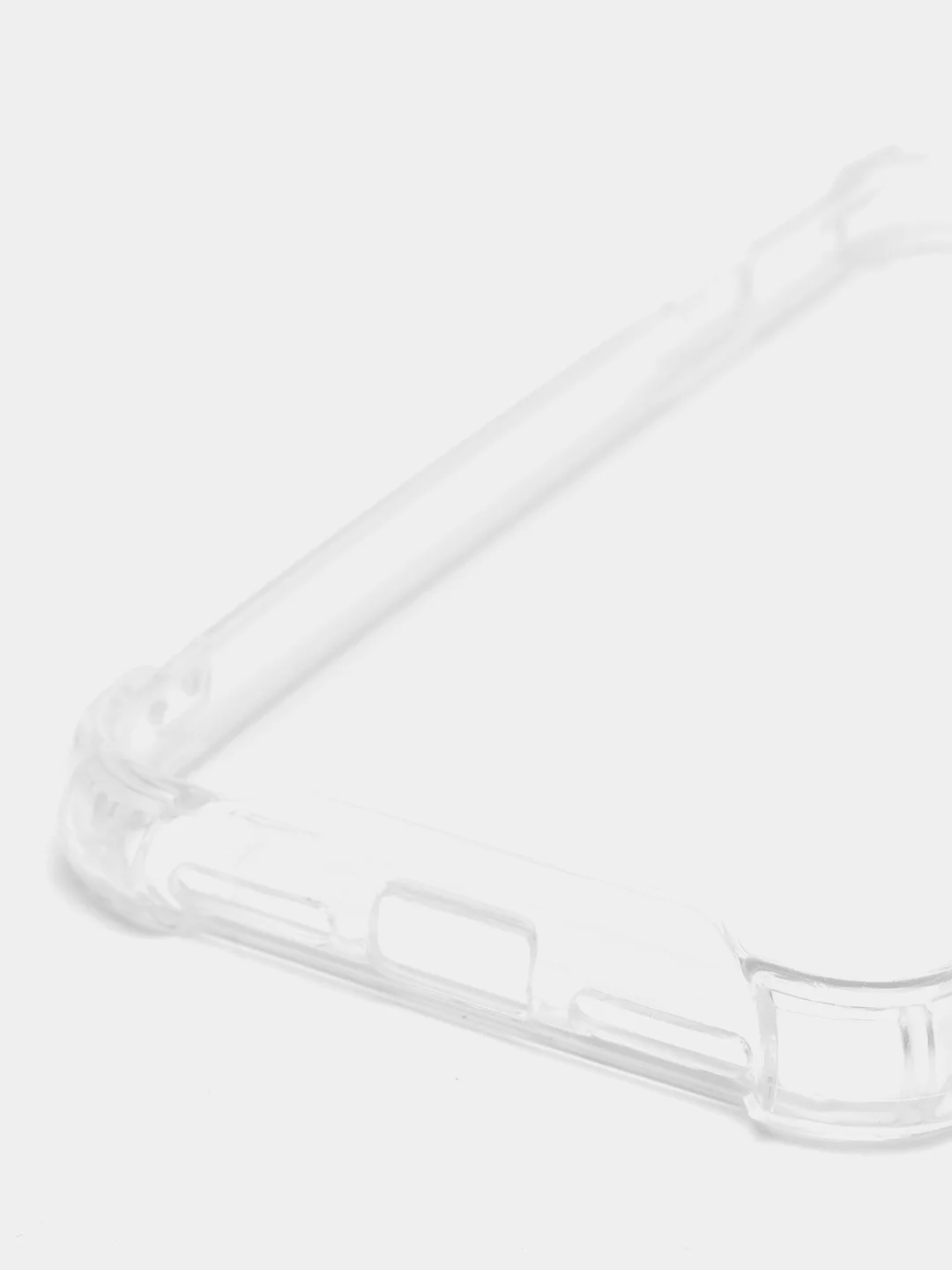 Силиконовый противоударный чехол для iPhone 11 (Прозрачный)