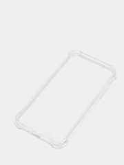 Силиконовый противоударный чехол для iPhone 11 (Прозрачный)