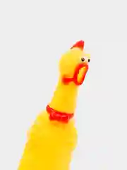 Игрушка пищащая "Курица" малая, 16,5 см, жёлтая