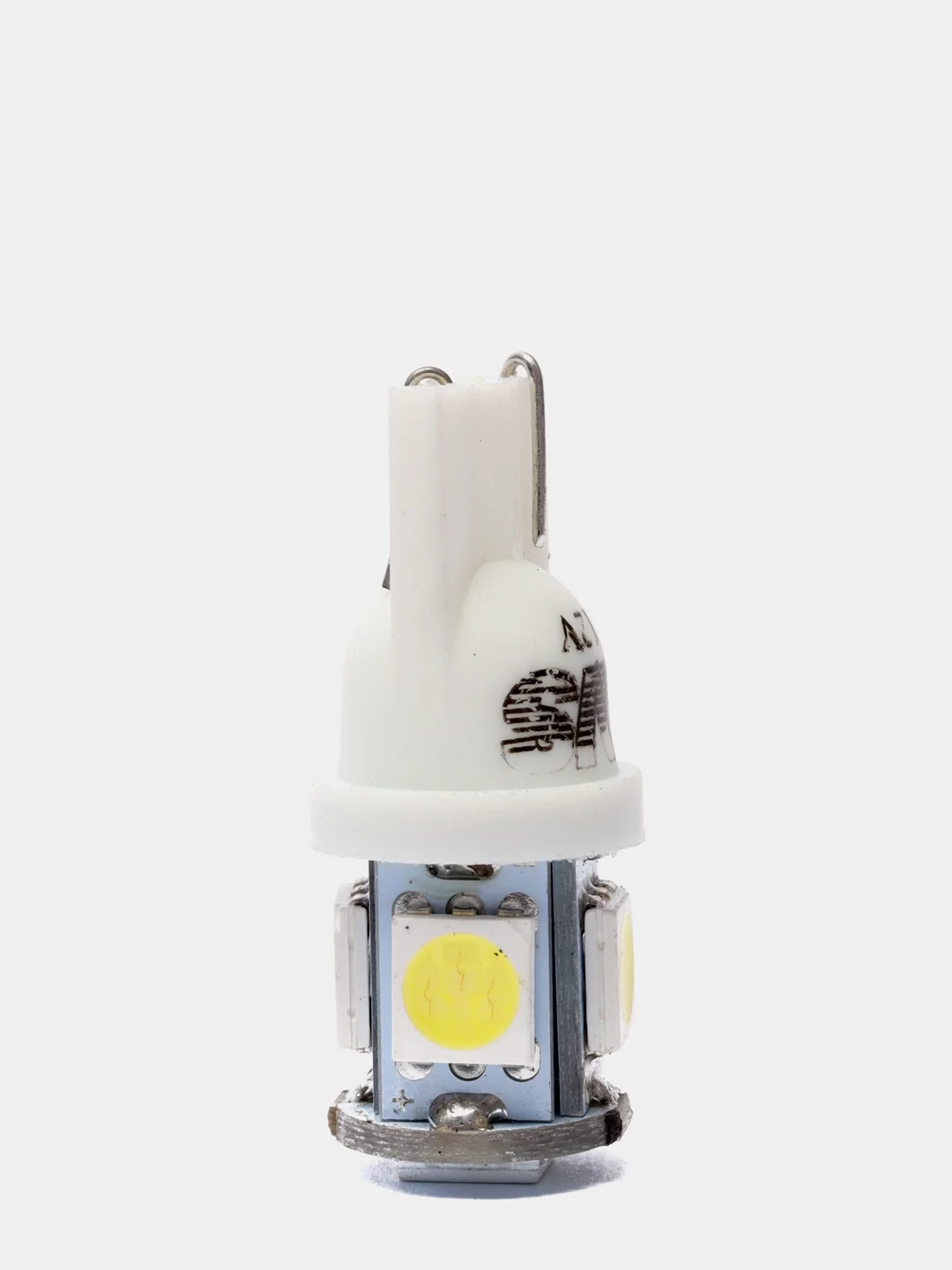 Лампа светодиодная LED Т10/белый/ (W2,1x9,5d) 5SMD 5050 3 chip, W5W, блистер 2 шт