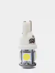 Лампа светодиодная LED Т10/белый/ (W2,1x9,5d) 5SMD 5050 3 chip, W5W, блистер 2 шт