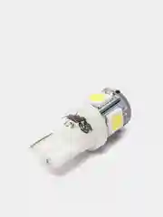 Лампа светодиодная LED Т10/белый/ (W2,1x9,5d) 5SMD 5050 3 chip, W5W, блистер 2 шт